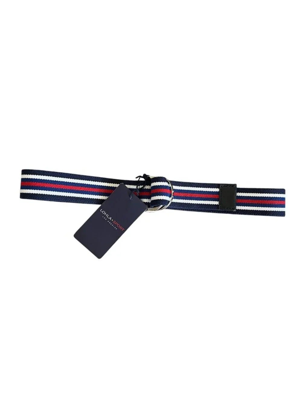LOHLA SPORT NEW The Blueberry Striped Belt Size S/M